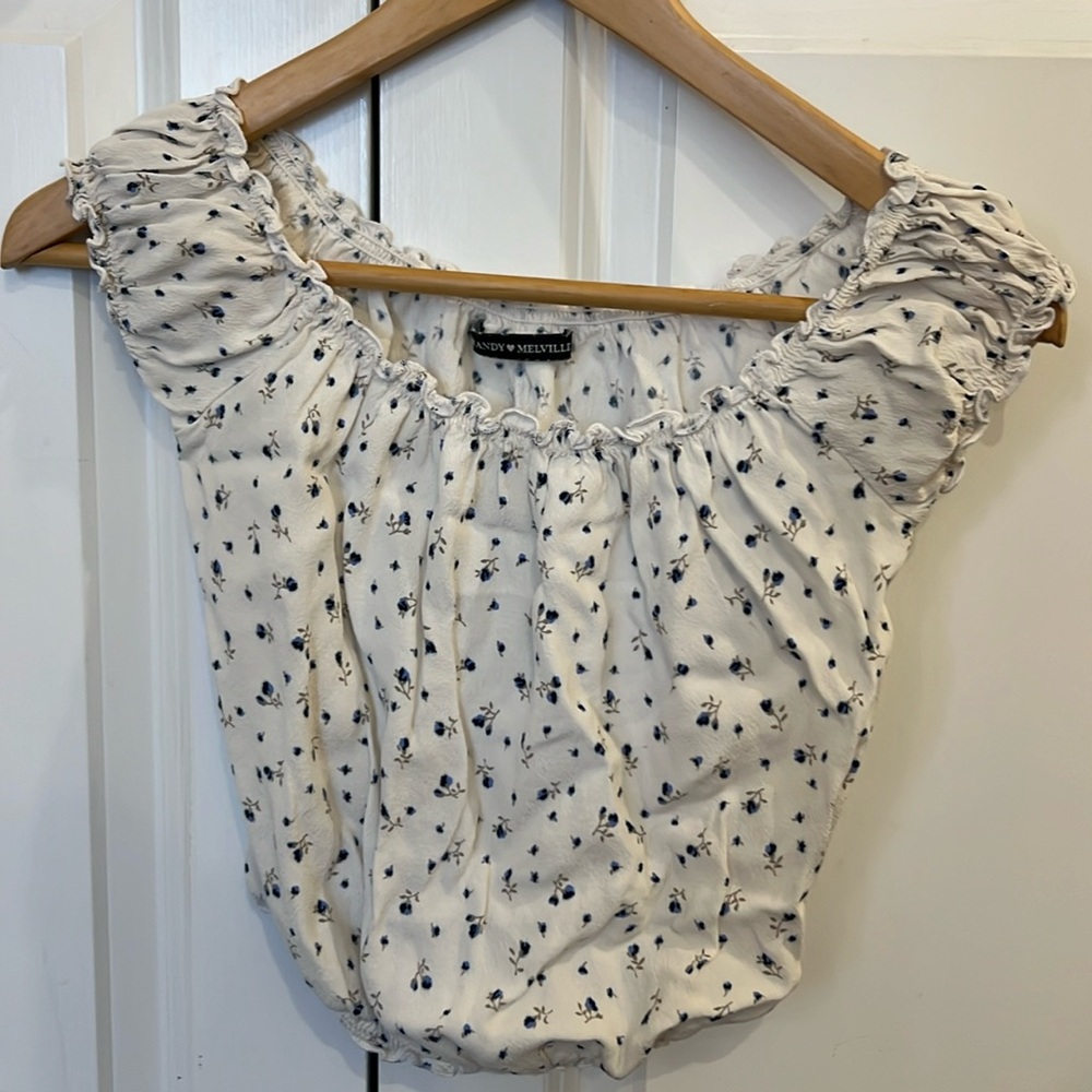 Vintage Brandy Melville Off-the-shoulder Top